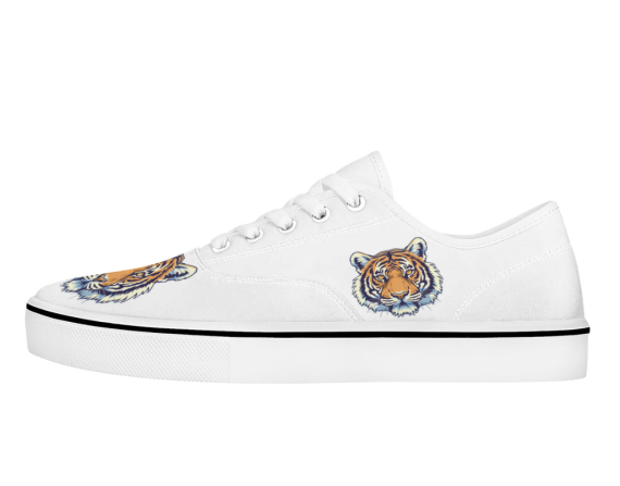 Artistic Tiger - Face Canvas Sneakers