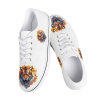 Blazing Tiger Art Canvas Sneakers